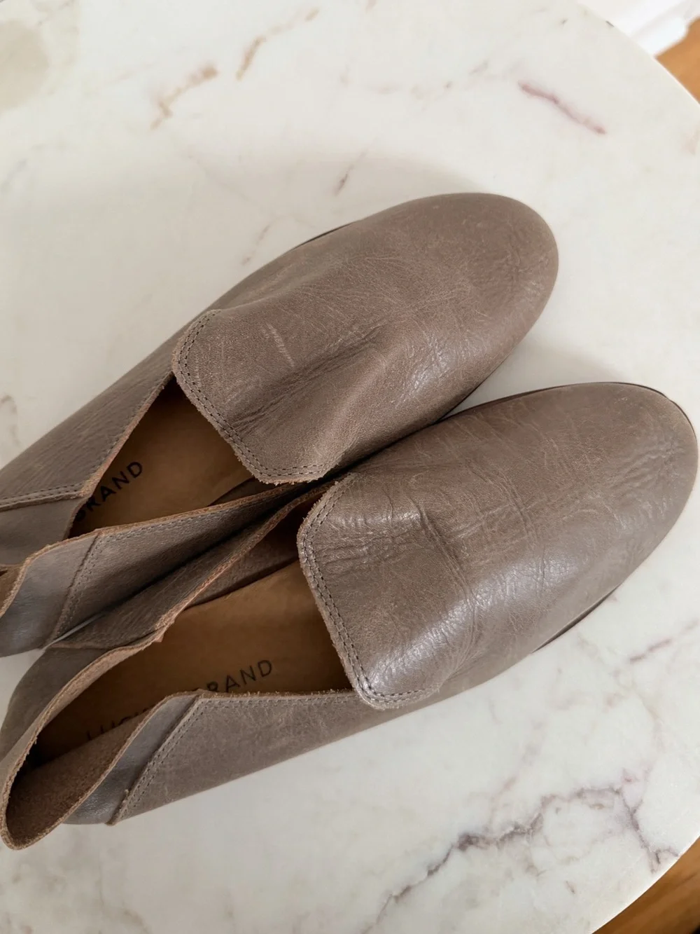 Lucky Brand Cahill Soft Structure Leather Slip On Loafer Flats Size 8 - Picture 8 of 11
